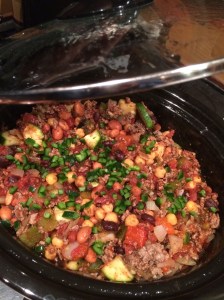 Roasted Pepper and Bean Chili